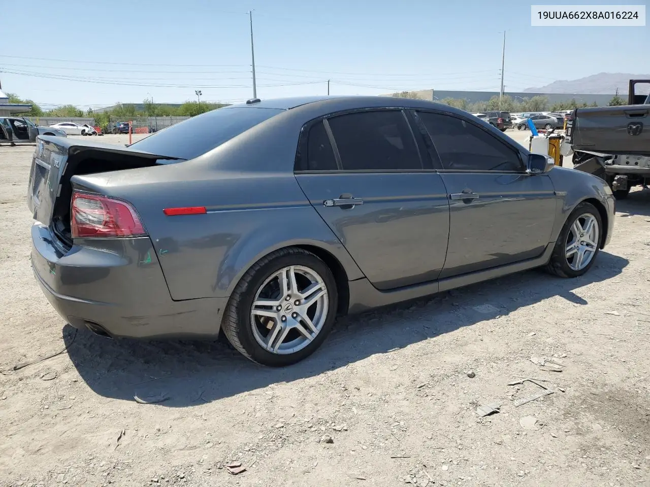 2008 Acura Tl VIN: 19UUA662X8A016224 Lot: 62911545