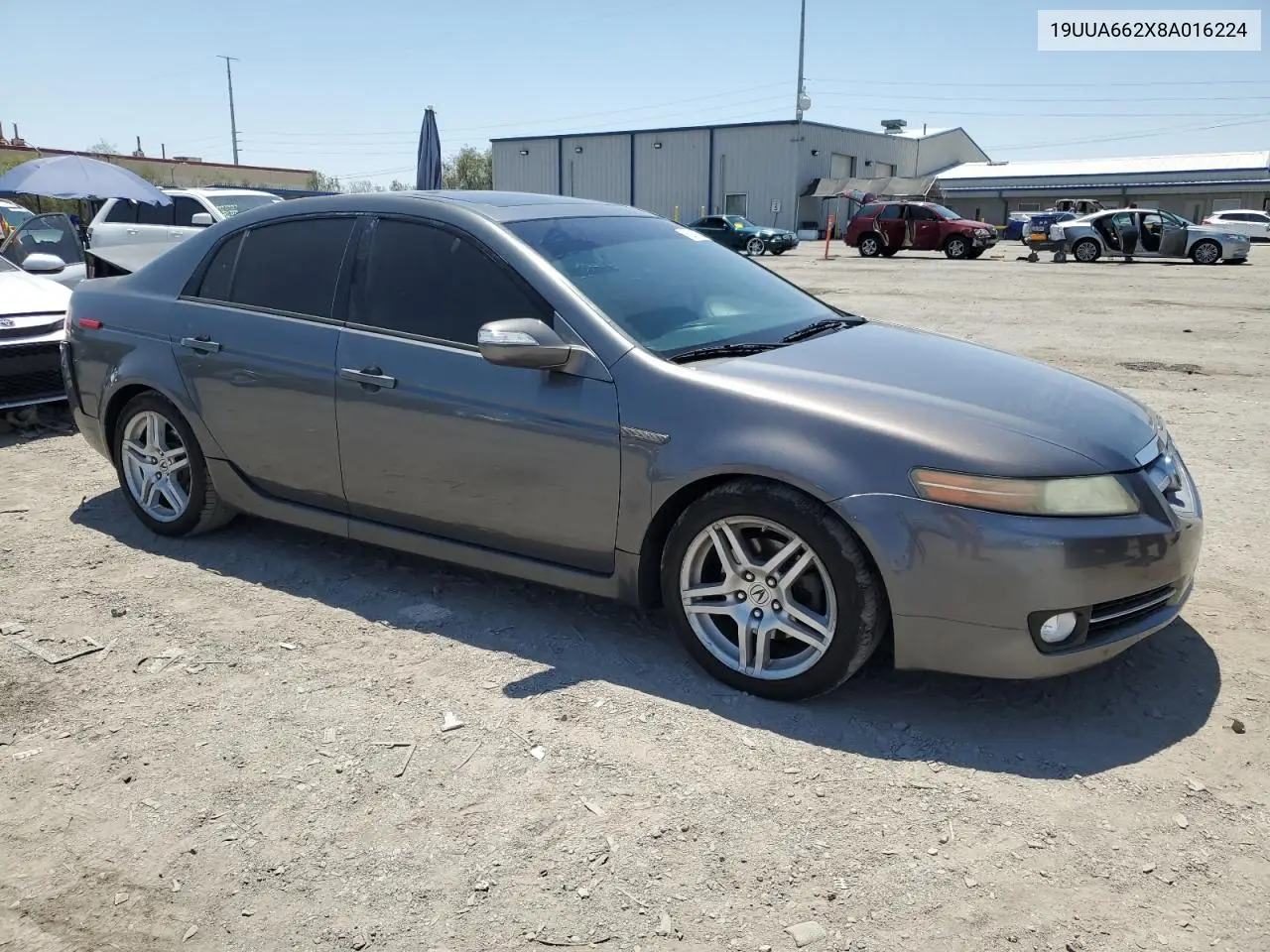 2008 Acura Tl VIN: 19UUA662X8A016224 Lot: 62911545