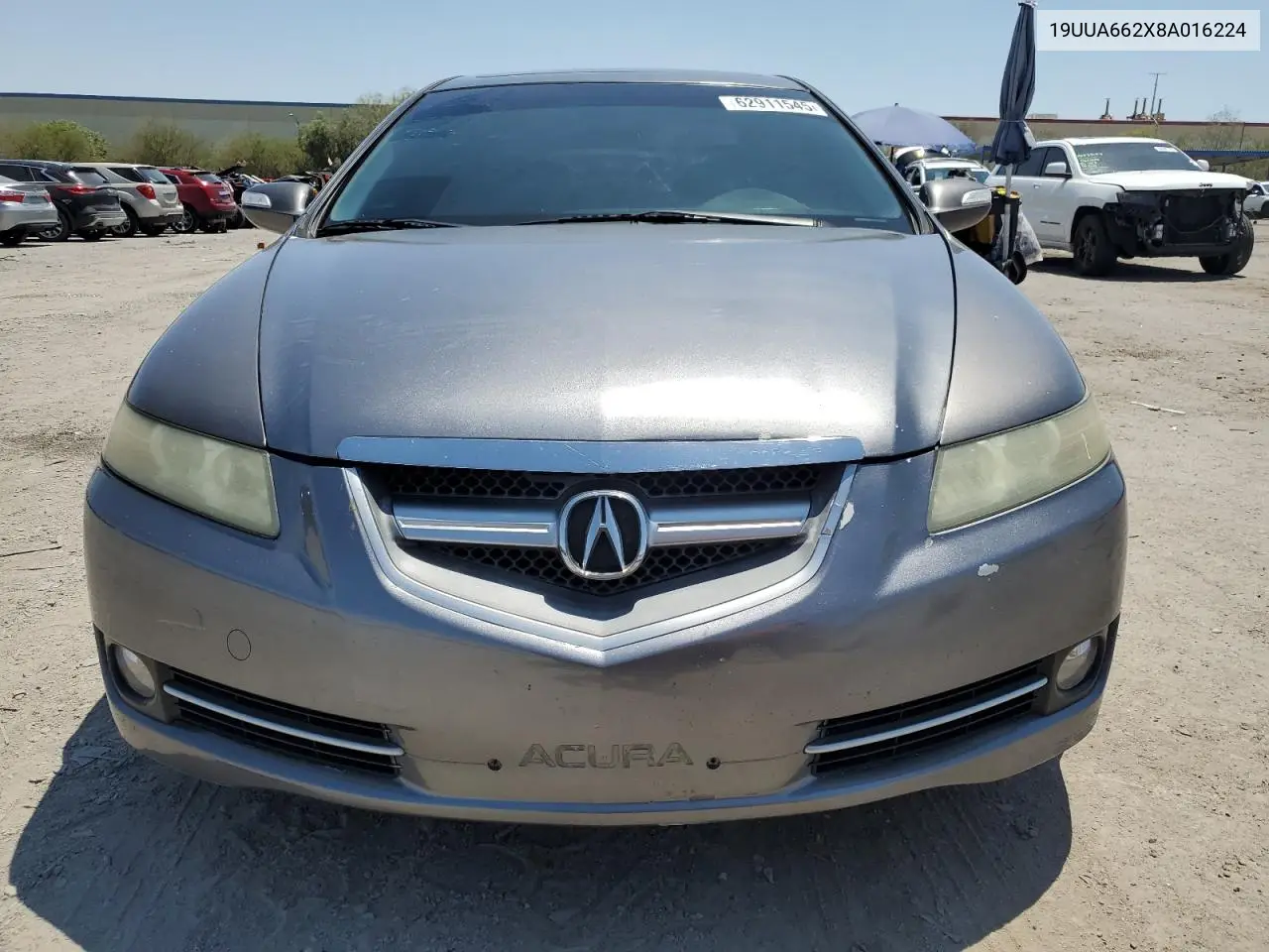 2008 Acura Tl VIN: 19UUA662X8A016224 Lot: 62911545