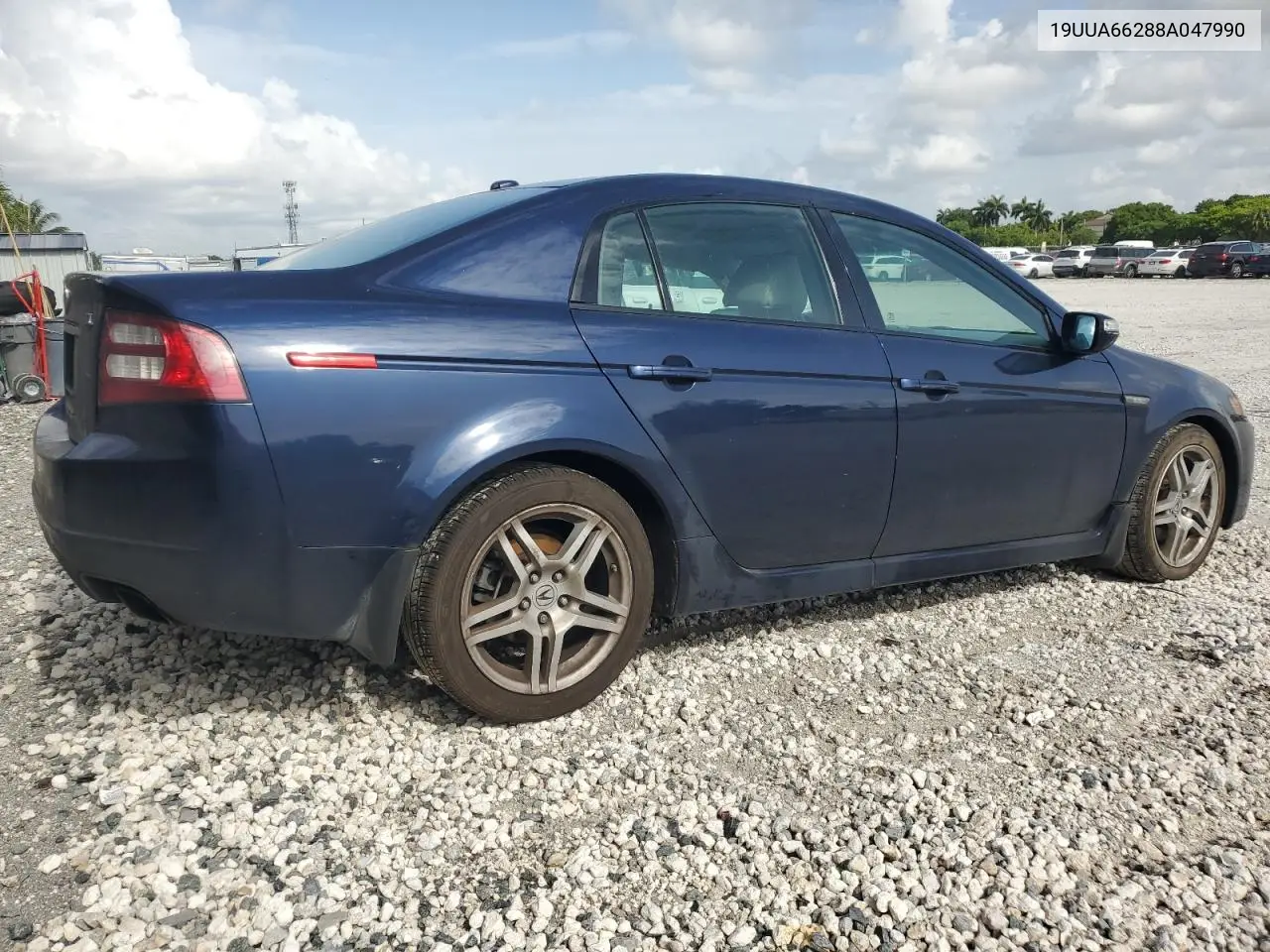 2008 Acura Tl VIN: 19UUA66288A047990 Lot: 63038185