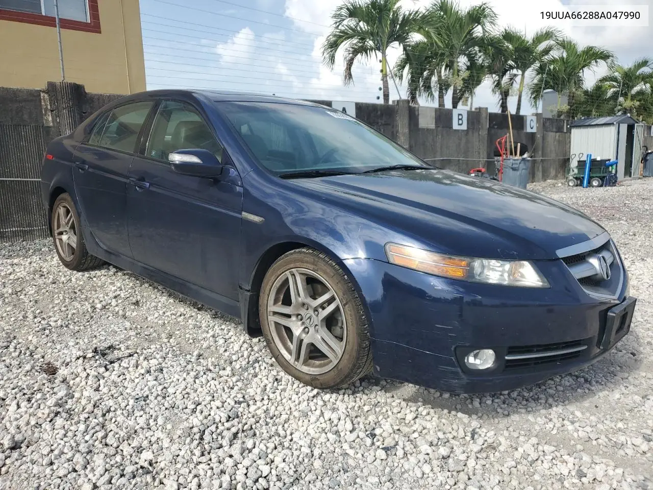 2008 Acura Tl VIN: 19UUA66288A047990 Lot: 63038185