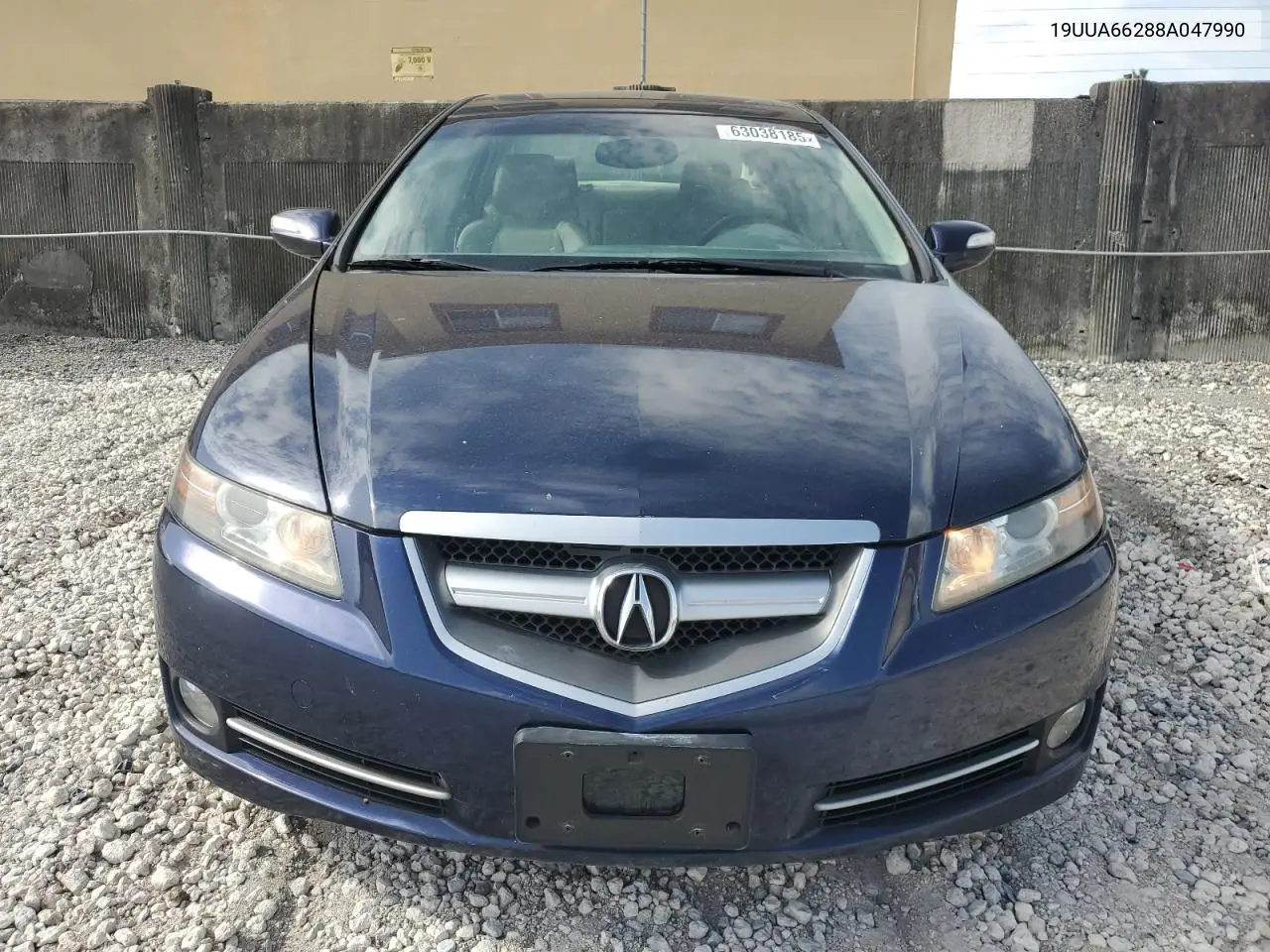 2008 Acura Tl VIN: 19UUA66288A047990 Lot: 63038185