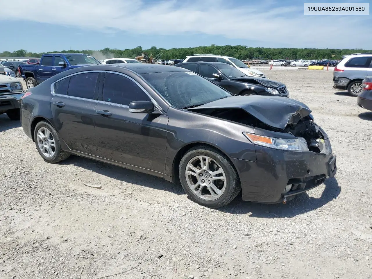 2009 Acura Tl VIN: 19UUA86259A001580 Lot: 56673695