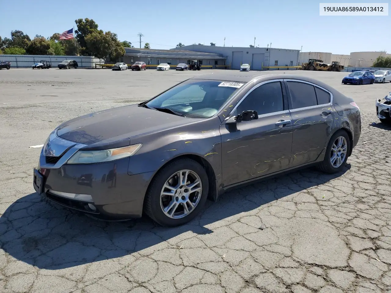 2009 Acura Tl VIN: 19UUA86589A013412 Lot: 62710305