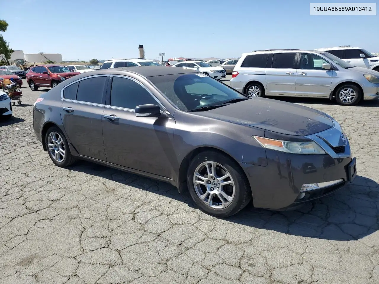 2009 Acura Tl VIN: 19UUA86589A013412 Lot: 62710305