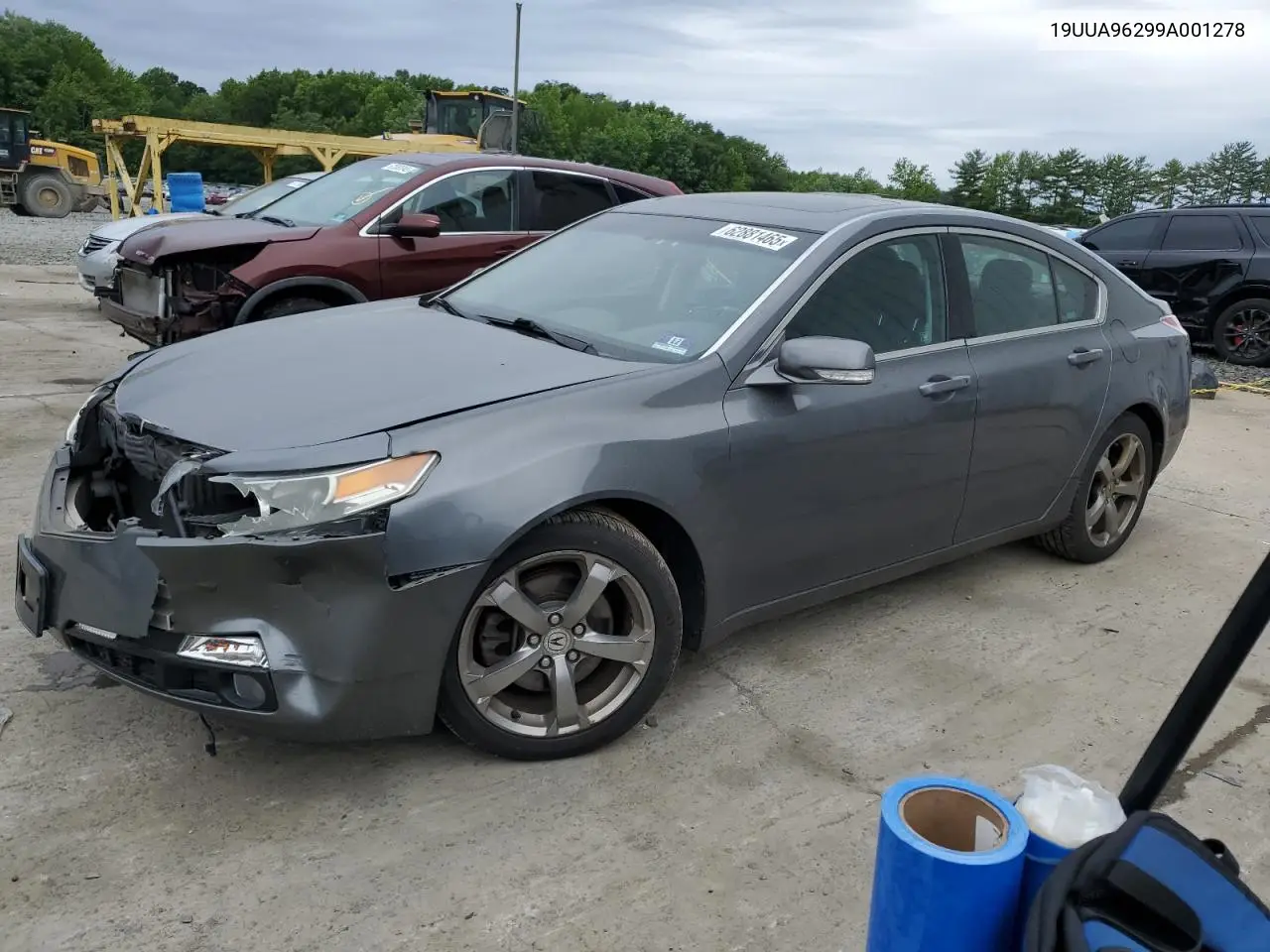 2009 Acura Tl VIN: 19UUA96299A001278 Lot: 62881465