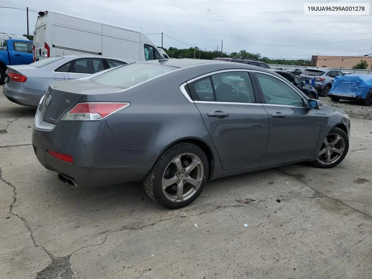 2009 Acura Tl VIN: 19UUA96299A001278 Lot: 62881465