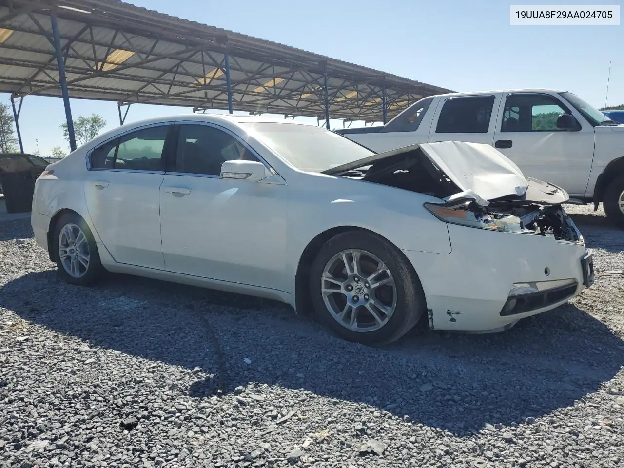 2010 Acura Tl VIN: 19UUA8F29AA024705 Lot: 52616705