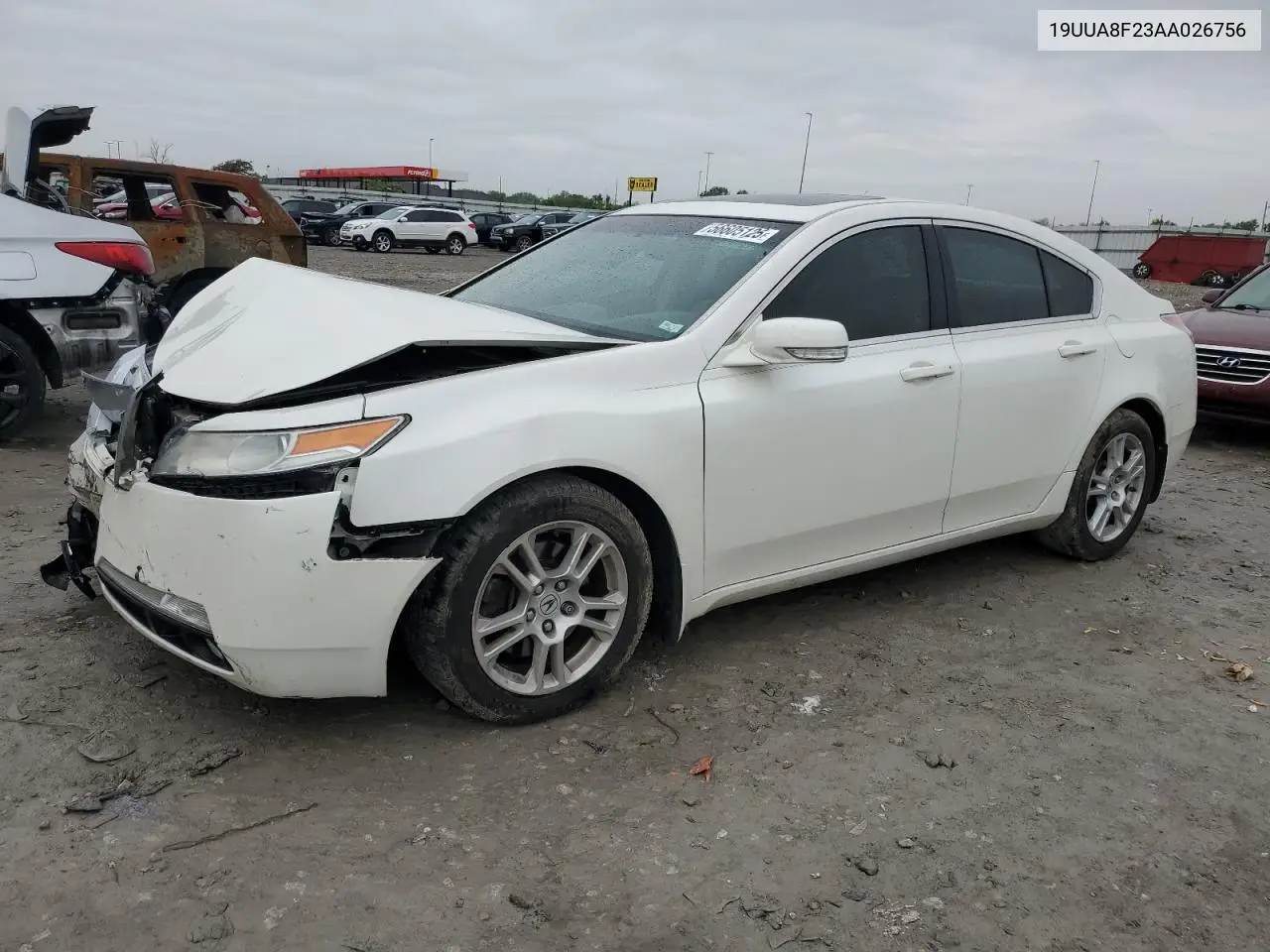 2010 Acura Tl VIN: 19UUA8F23AA026756 Lot: 56605125