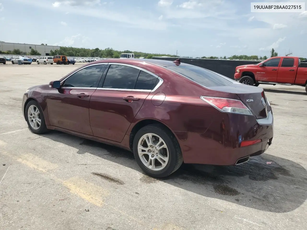 2010 Acura Tl VIN: 19UUA8F28AA027515 Lot: 60093815