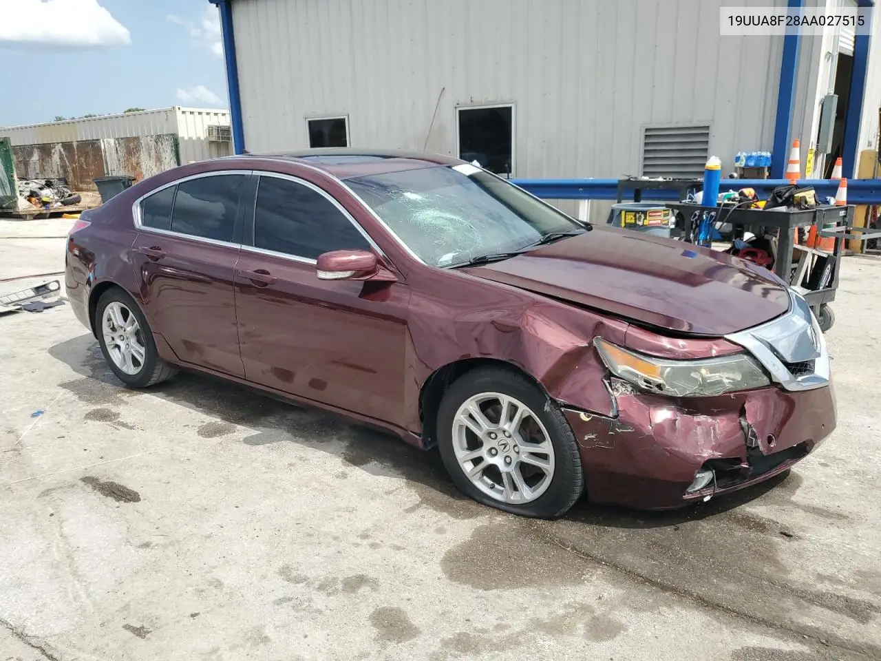 2010 Acura Tl VIN: 19UUA8F28AA027515 Lot: 60093815