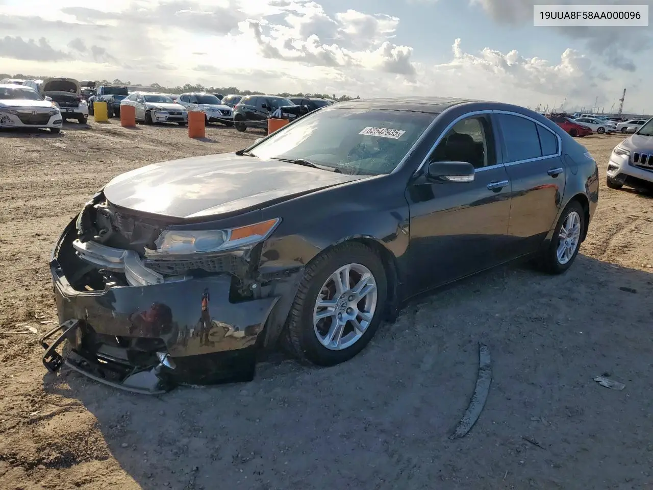 2010 Acura Tl VIN: 19UUA8F58AA000096 Lot: 62542935