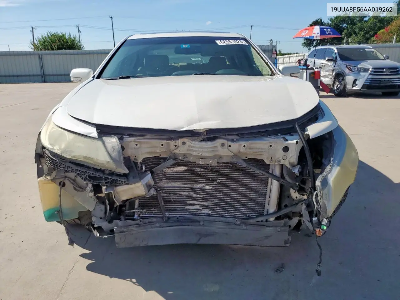 2010 Acura Tl VIN: 19UUA8F56AA019262 Lot: 62951525