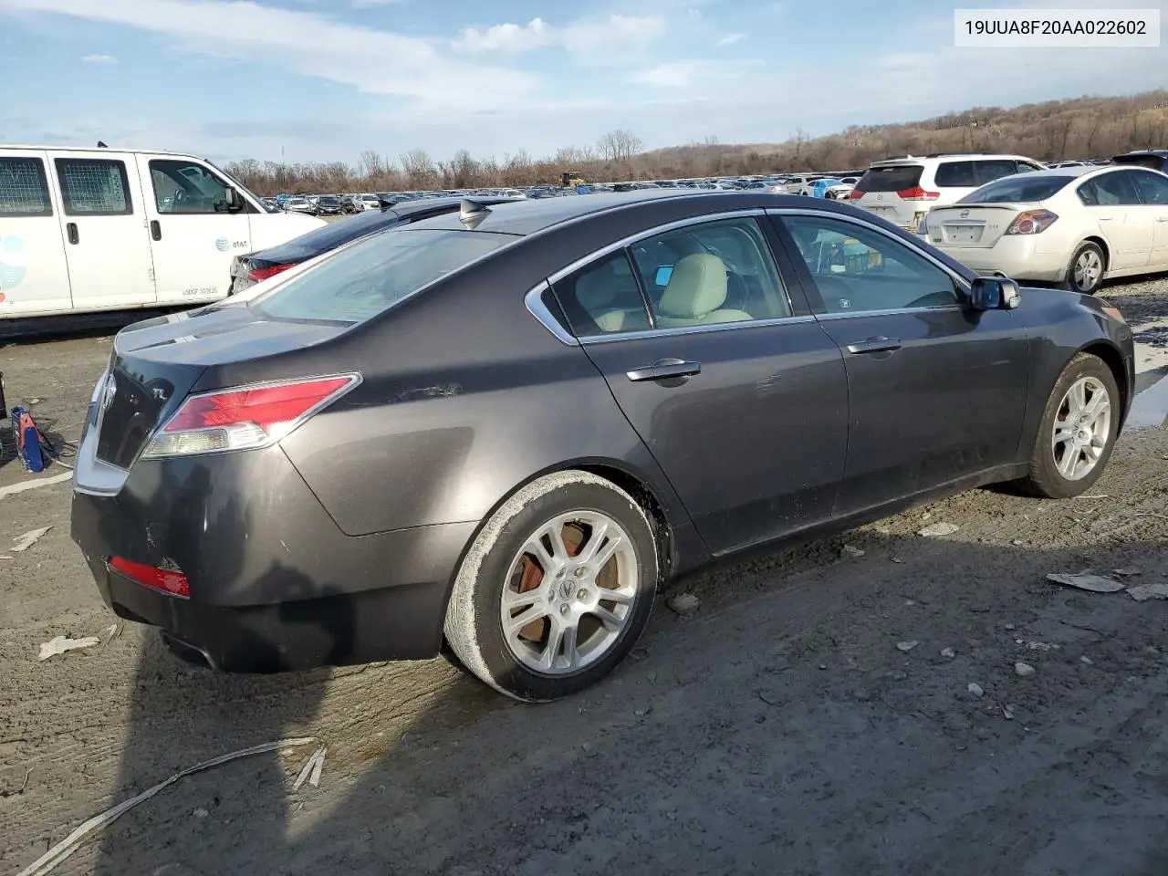 2011 Acura Tl VIN: 19UUA8F20AA022602 Lot: 46757695