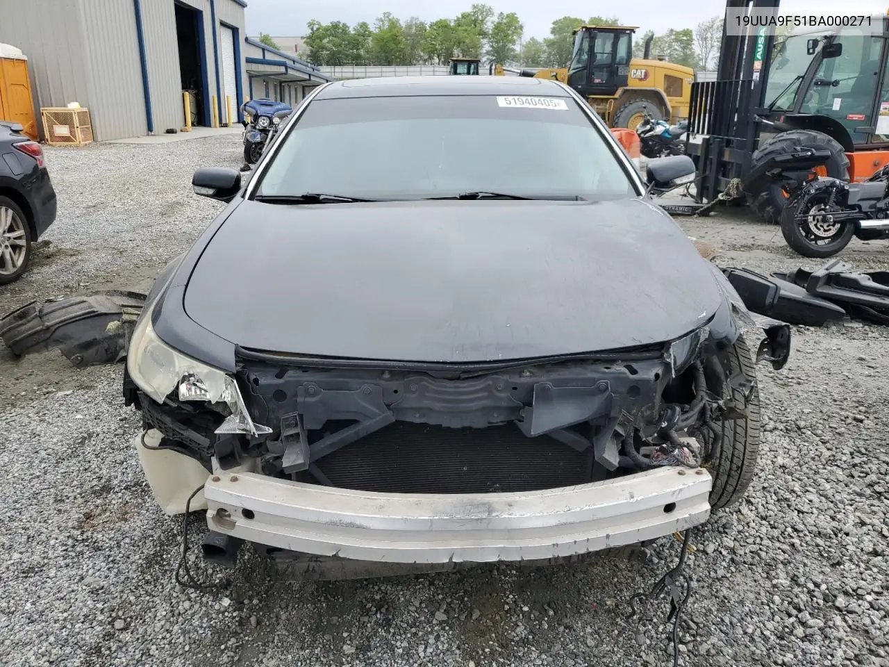 2011 Acura Tl VIN: 19UUA9F51BA000271 Lot: 51940405