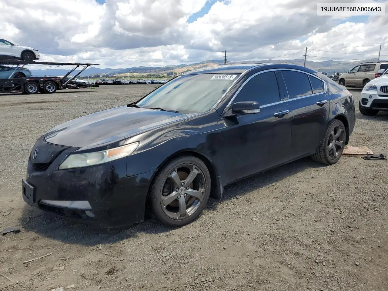 2011 Acura Tl VIN: 19UUA8F56BA006643 Lot: 56926515