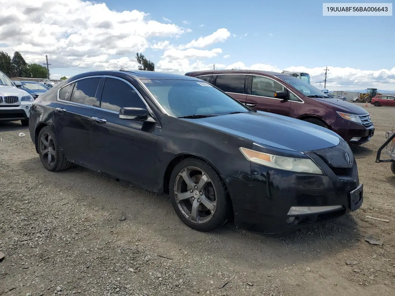 2011 Acura Tl VIN: 19UUA8F56BA006643 Lot: 56926515