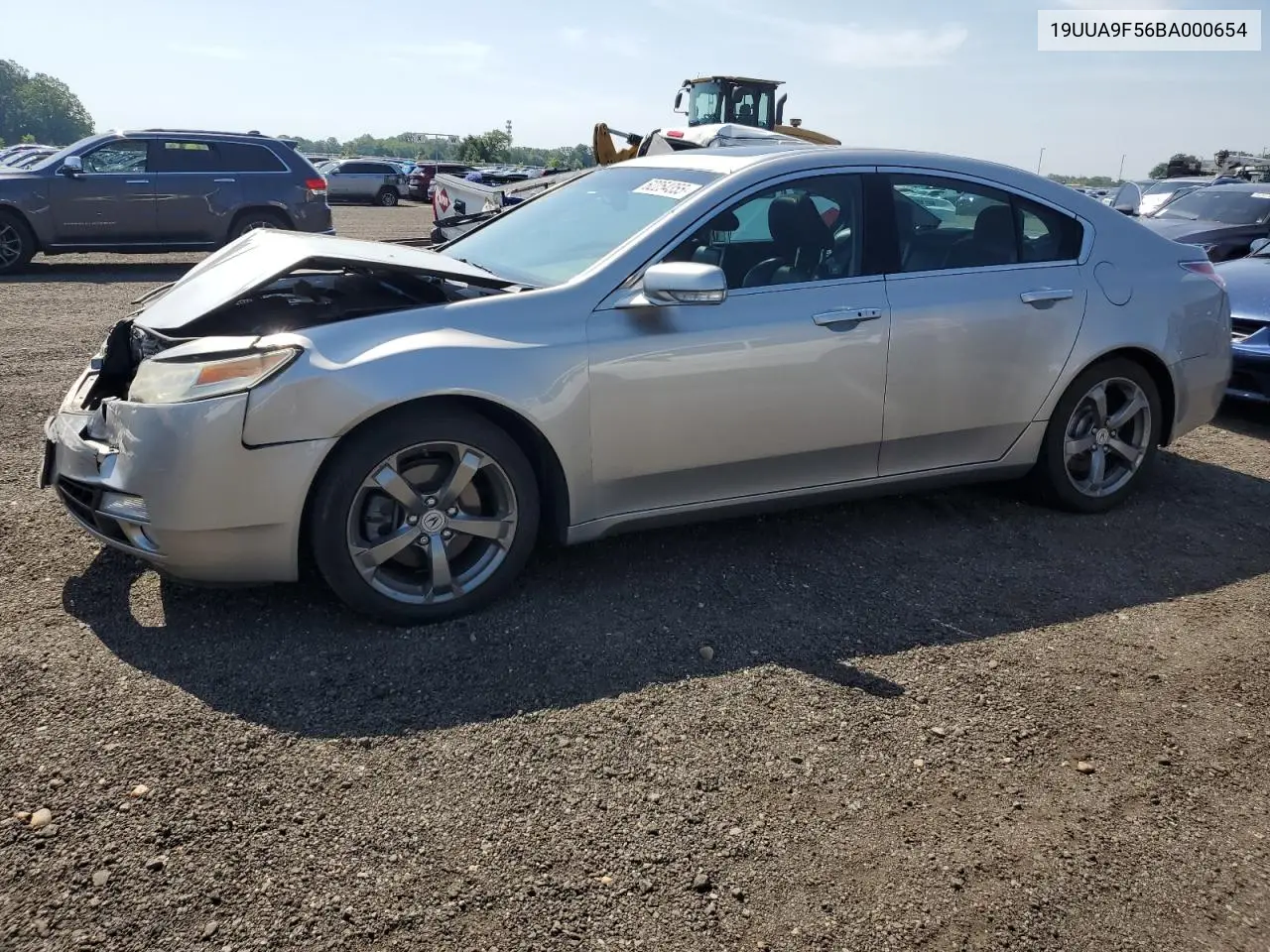 2011 Acura Tl VIN: 19UUA9F56BA000654 Lot: 62254355