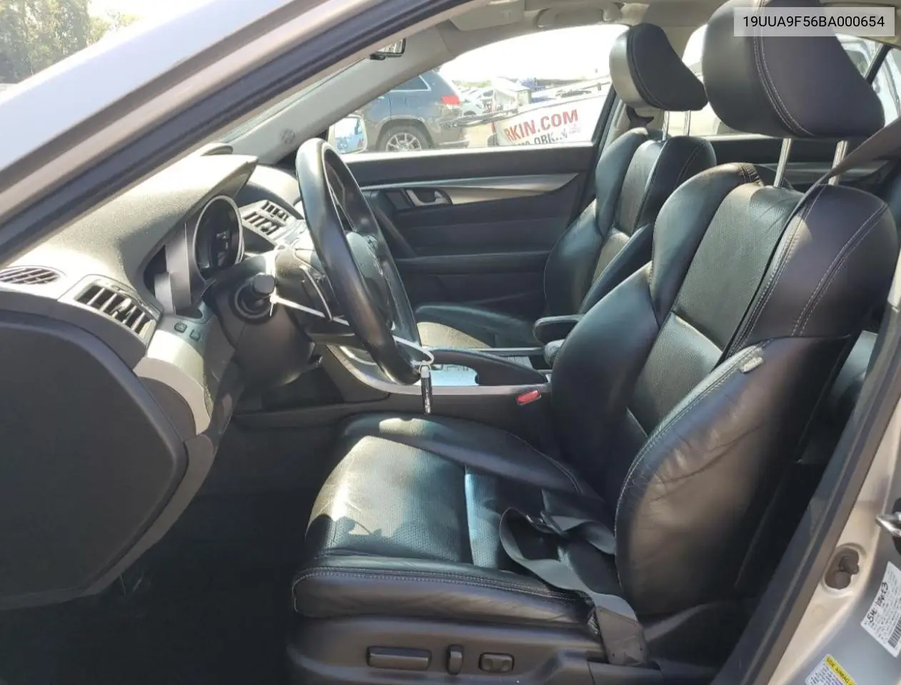 2011 Acura Tl VIN: 19UUA9F56BA000654 Lot: 62254355