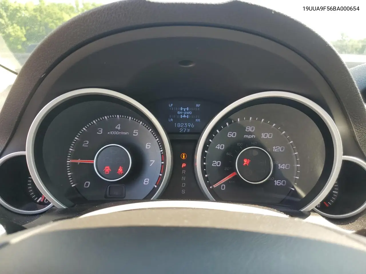 2011 Acura Tl VIN: 19UUA9F56BA000654 Lot: 62254355