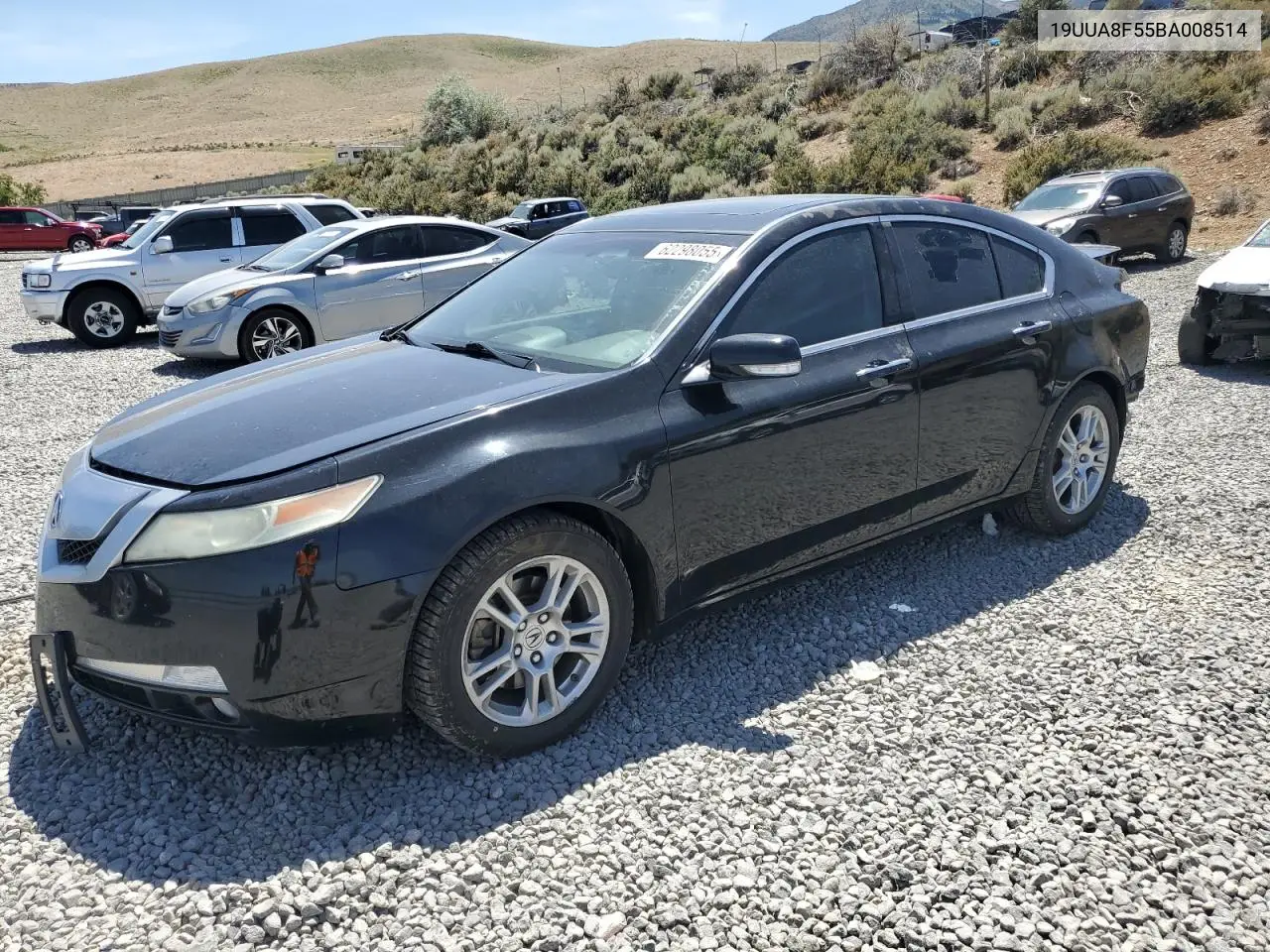 2011 Acura Tl VIN: 19UUA8F55BA008514 Lot: 62298055