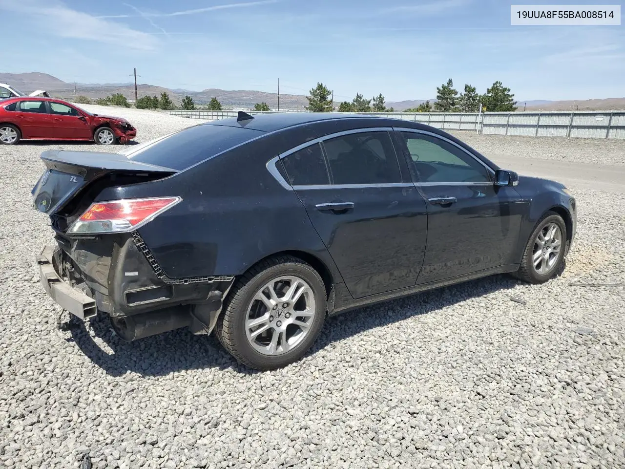 2011 Acura Tl VIN: 19UUA8F55BA008514 Lot: 62298055