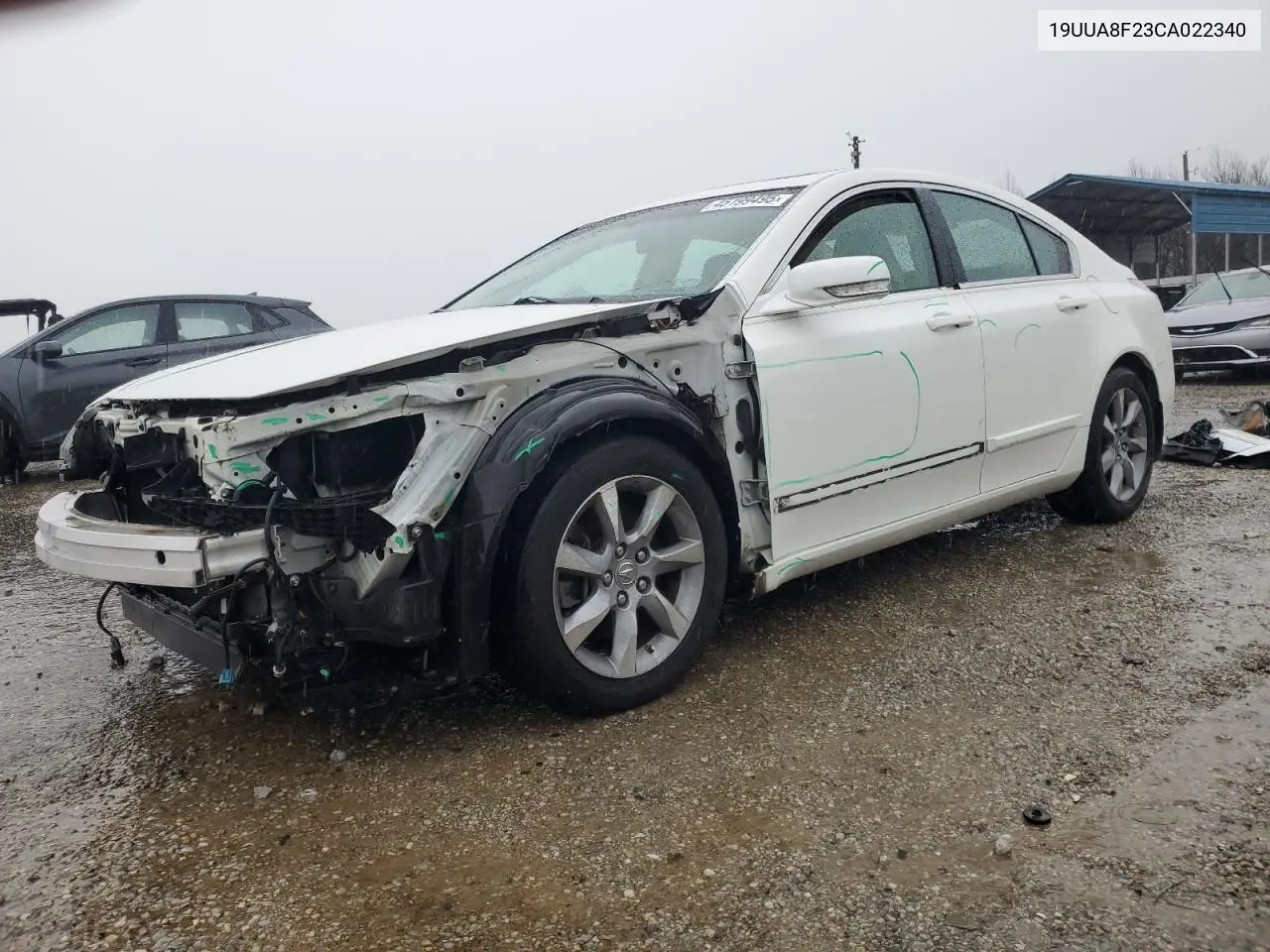 2012 Acura Tl VIN: 19UUA8F23CA022340 Lot: 45199495