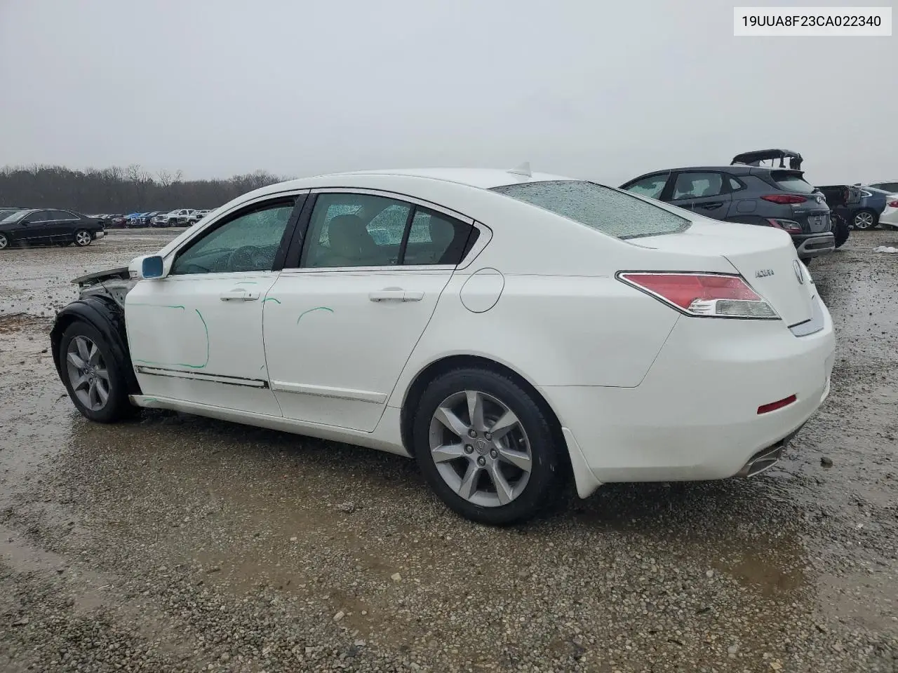 2012 Acura Tl VIN: 19UUA8F23CA022340 Lot: 45199495