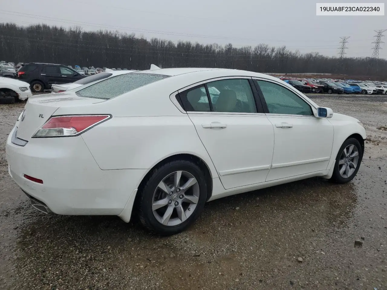 2012 Acura Tl VIN: 19UUA8F23CA022340 Lot: 45199495