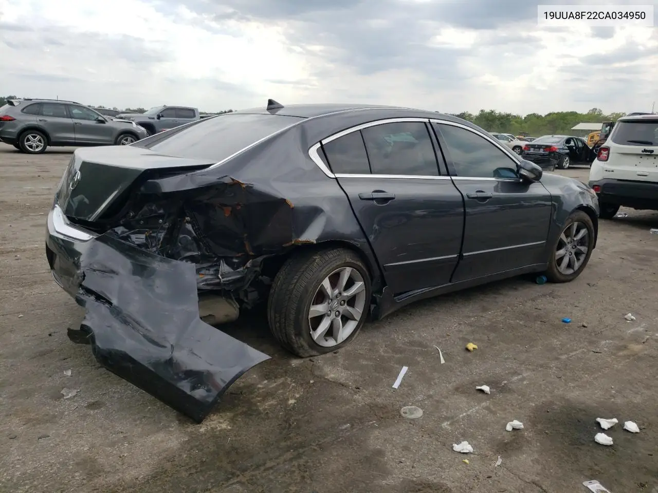 2012 Acura Tl VIN: 19UUA8F22CA034950 Lot: 51914605