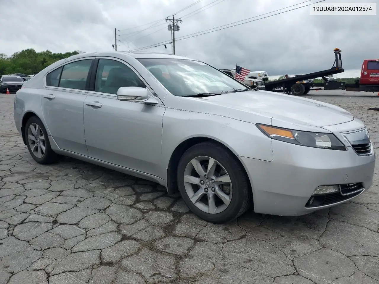 2012 Acura Tl VIN: 19UUA8F20CA012574 Lot: 53980525