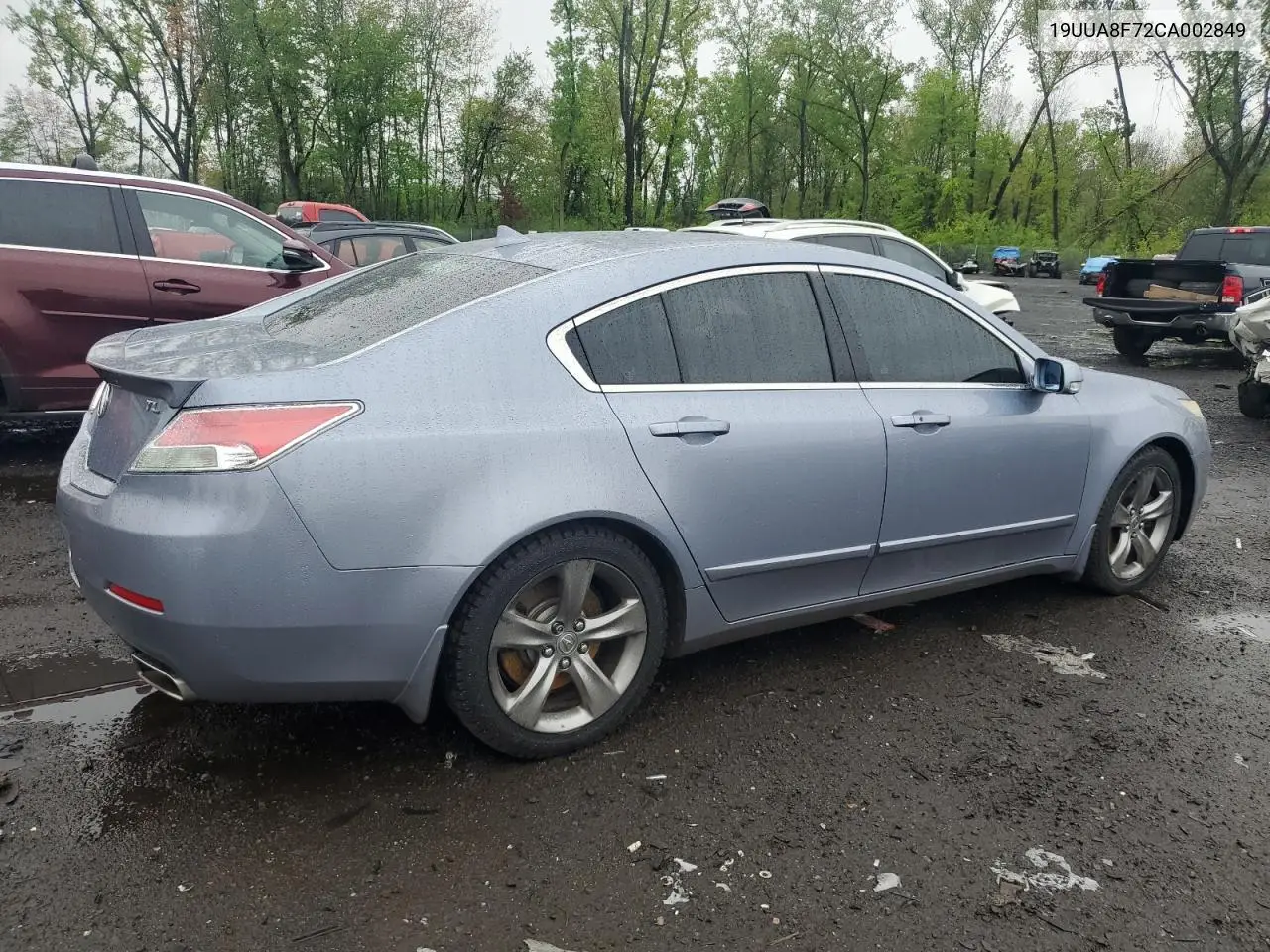 2012 Acura Tl VIN: 19UUA8F72CA002849 Lot: 55357215