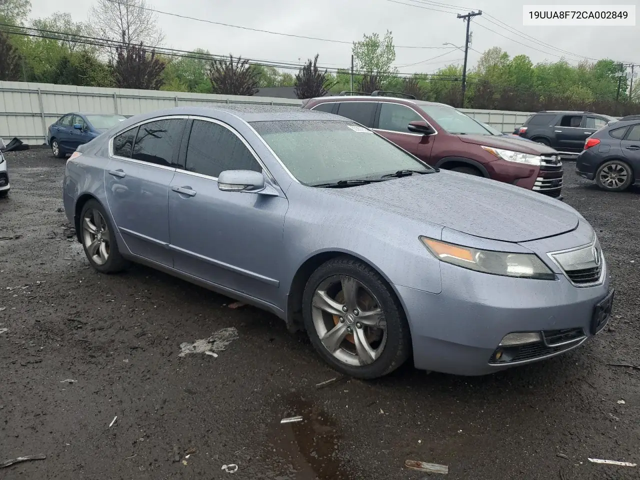 2012 Acura Tl VIN: 19UUA8F72CA002849 Lot: 55357215