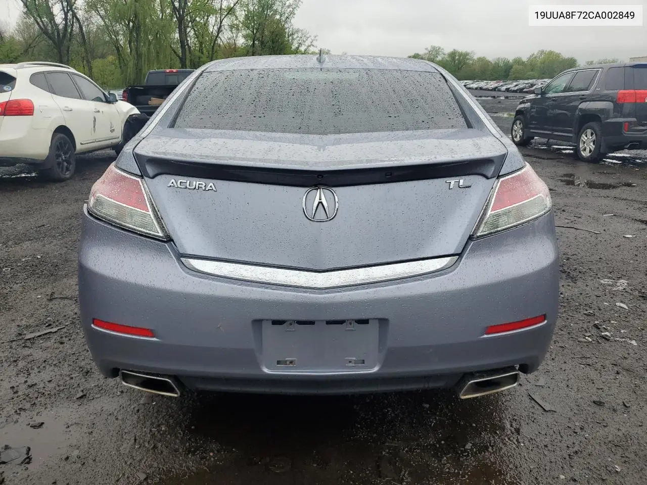 2012 Acura Tl VIN: 19UUA8F72CA002849 Lot: 55357215