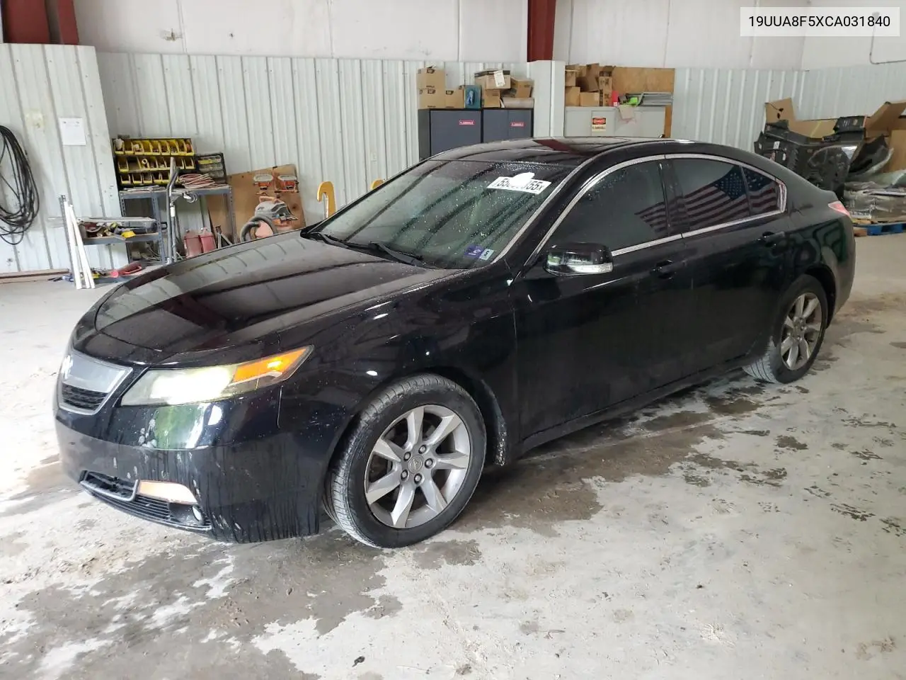 2012 Acura Tl VIN: 19UUA8F5XCA031840 Lot: 55850355