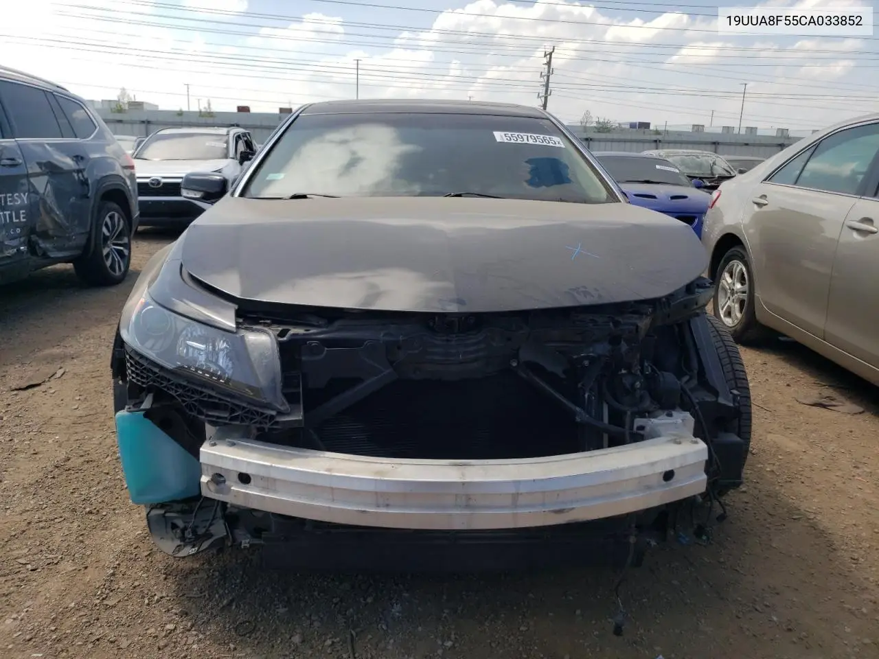 2012 Acura Tl VIN: 19UUA8F55CA033852 Lot: 55979565