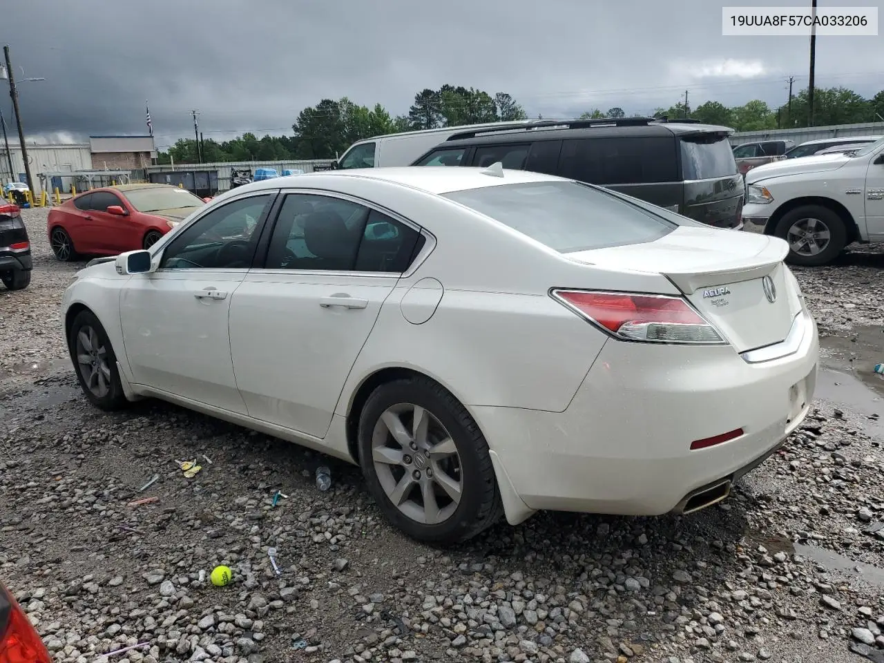 2012 Acura Tl VIN: 19UUA8F57CA033206 Lot: 56526075