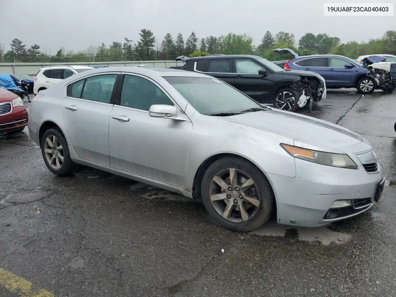 2012 Acura Tl VIN: 19UUA8F23CA040403 Lot: 56634205
