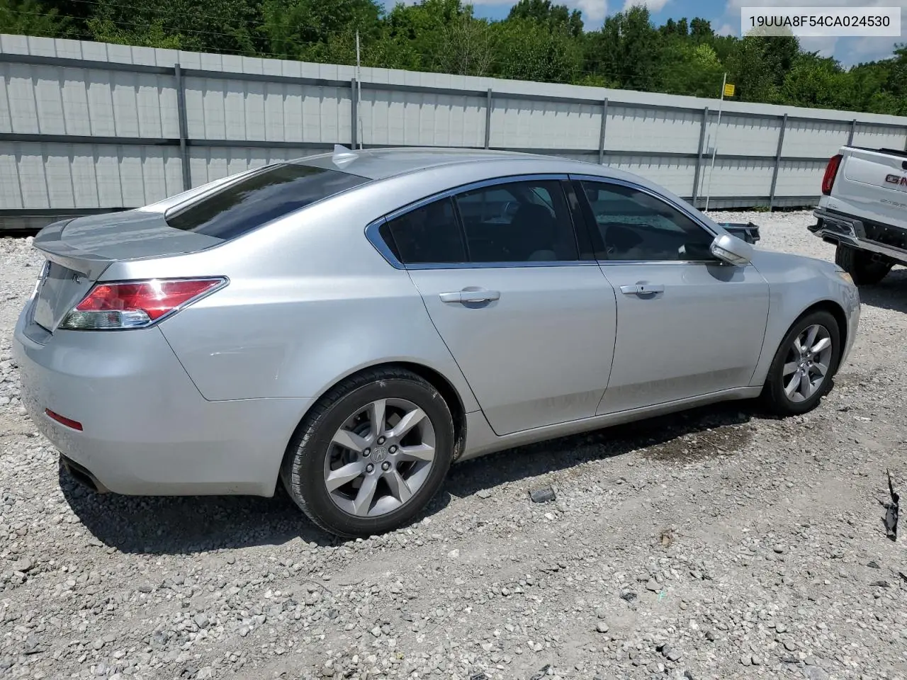 2012 Acura Tl VIN: 19UUA8F54CA024530 Lot: 61291355