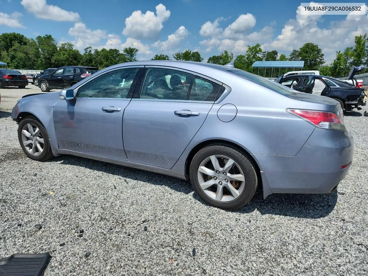 2012 Acura Tl VIN: 19UUA8F29CA006532 Lot: 61398915