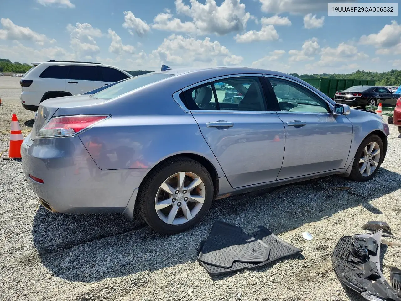 2012 Acura Tl VIN: 19UUA8F29CA006532 Lot: 61398915