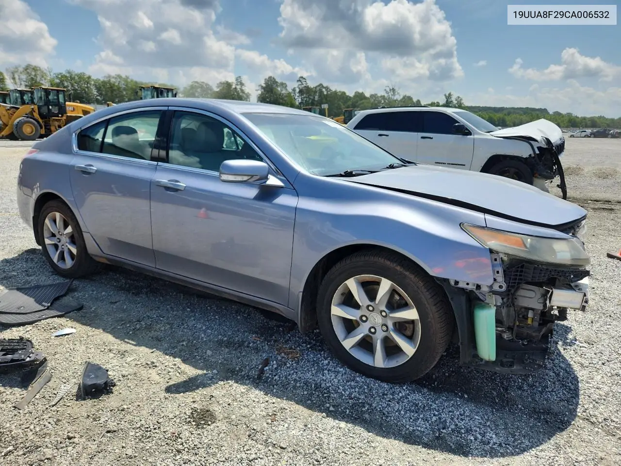 2012 Acura Tl VIN: 19UUA8F29CA006532 Lot: 61398915
