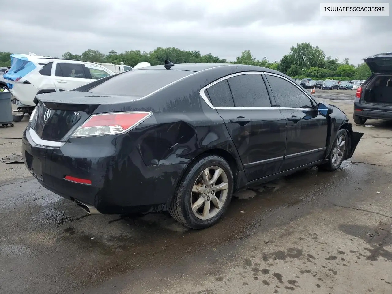 2012 Acura Tl VIN: 19UUA8F55CA035598 Lot: 61614165