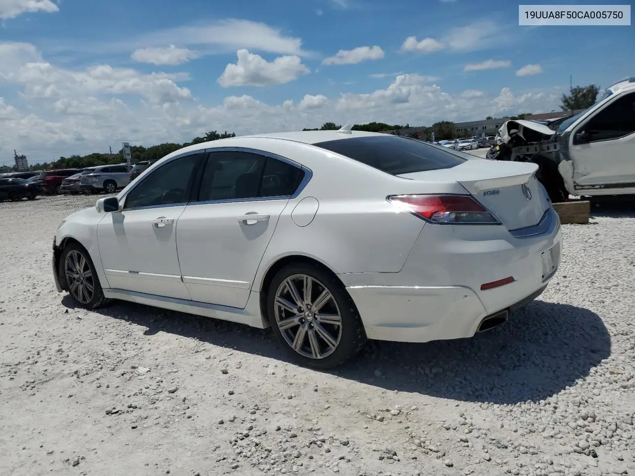 2012 Acura Tl VIN: 19UUA8F50CA005750 Lot: 61914475