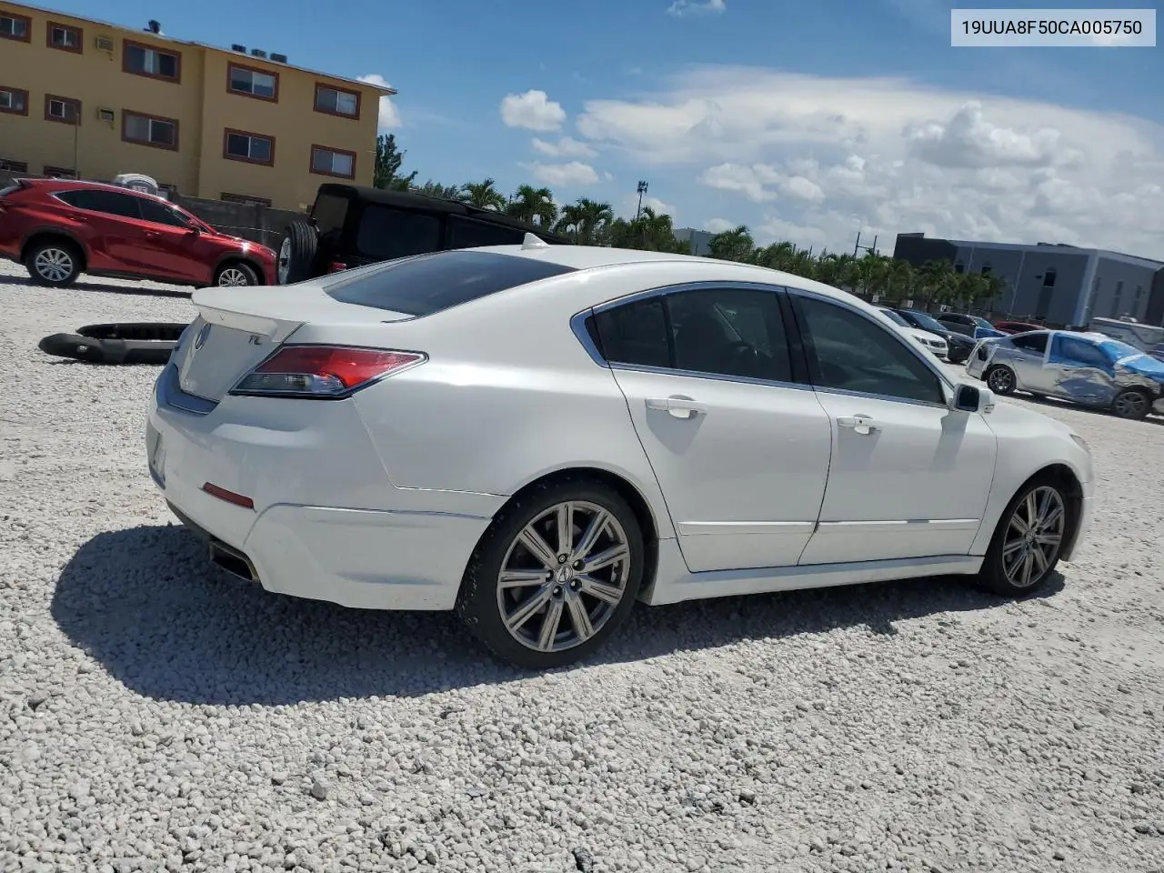 2012 Acura Tl VIN: 19UUA8F50CA005750 Lot: 61914475