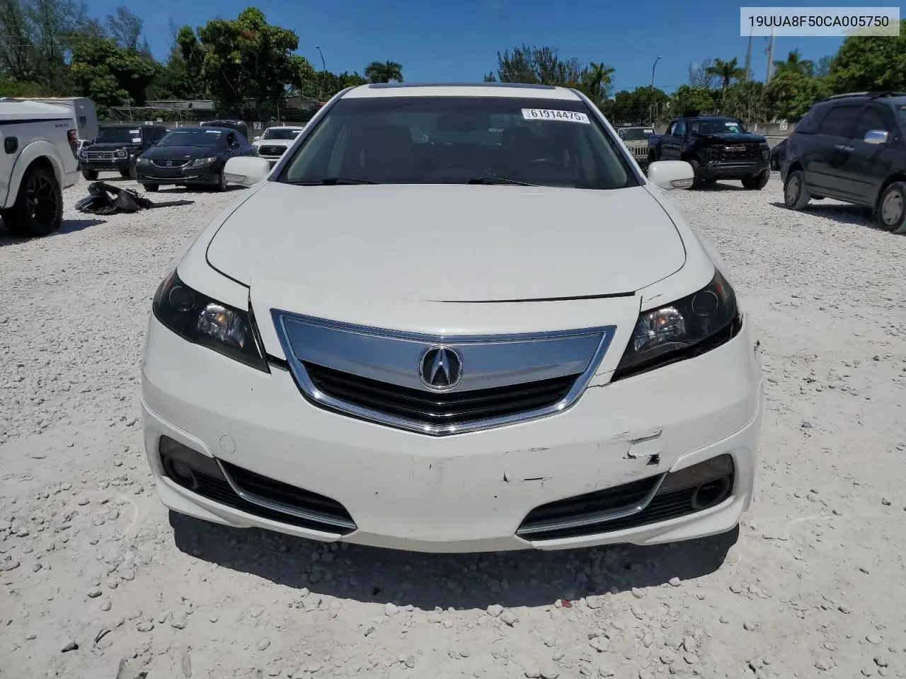 2012 Acura Tl VIN: 19UUA8F50CA005750 Lot: 61914475
