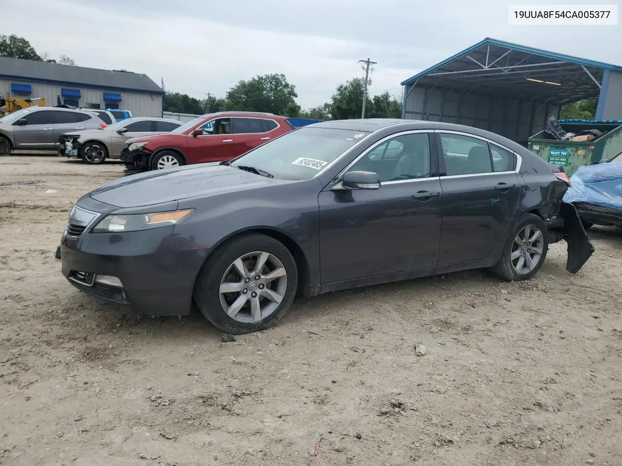 2012 Acura Tl VIN: 19UUA8F54CA005377 Lot: 62482485