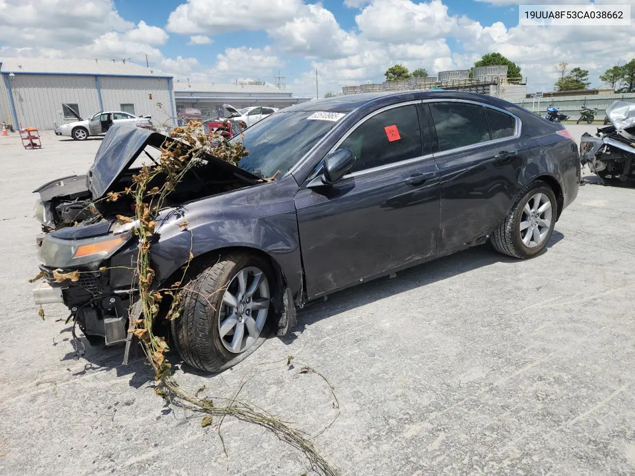 2012 Acura Tl VIN: 19UUA8F53CA038662 Lot: 62510965
