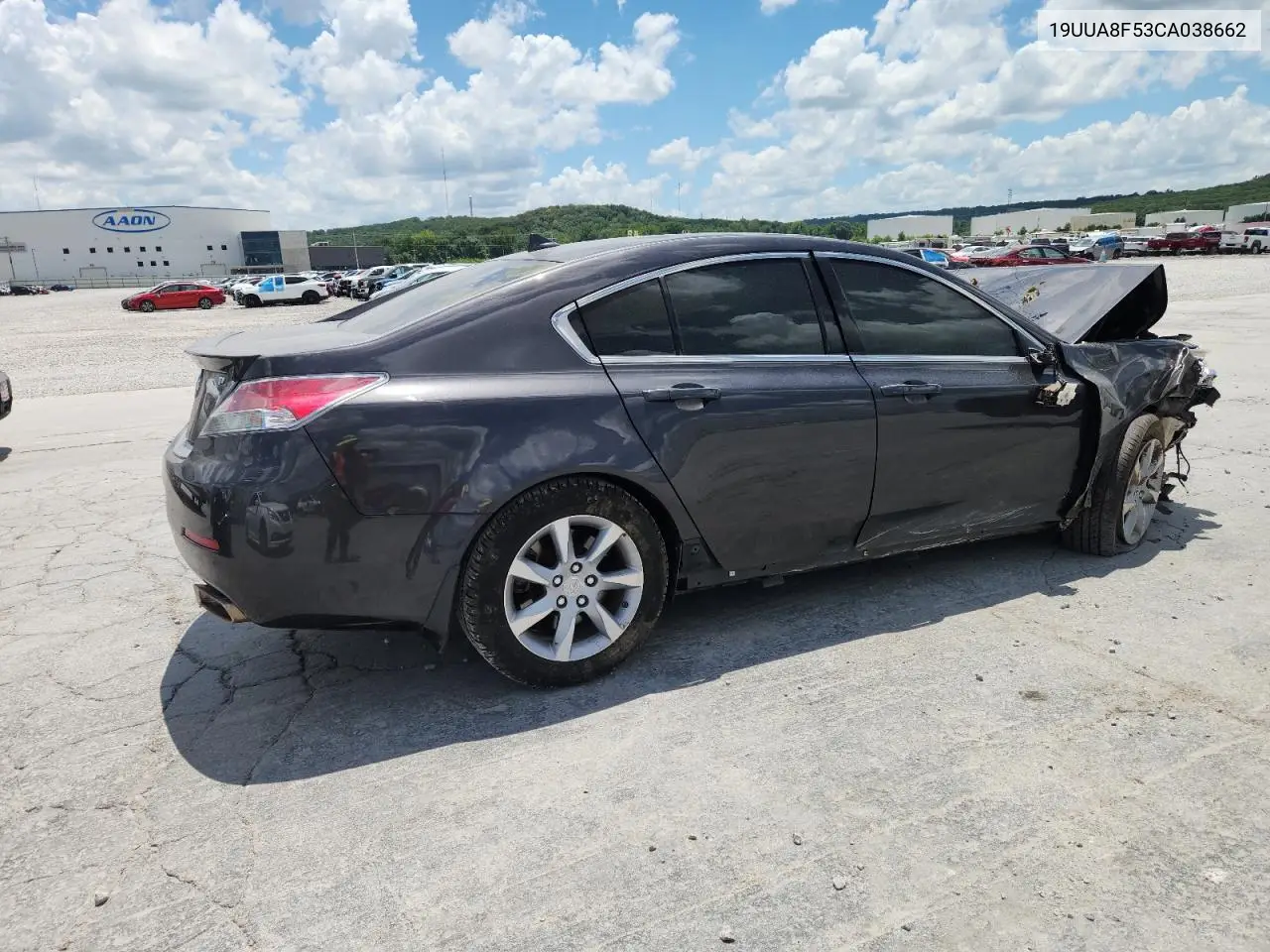 2012 Acura Tl VIN: 19UUA8F53CA038662 Lot: 62510965