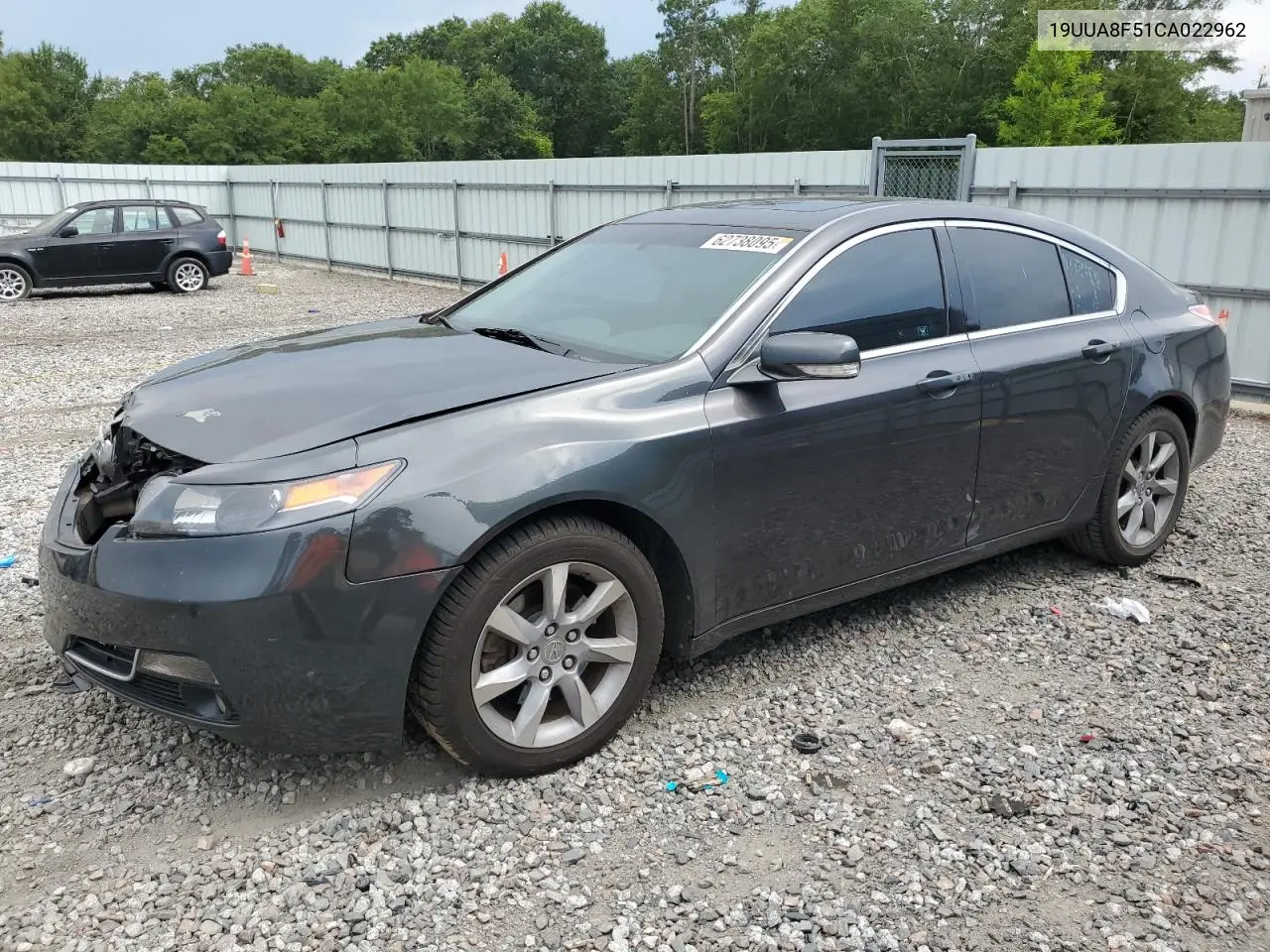 2012 Acura Tl VIN: 19UUA8F51CA022962 Lot: 62738095